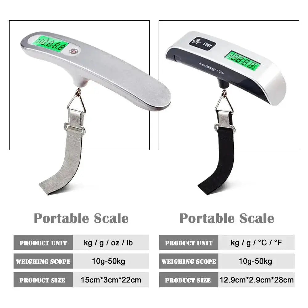 Portable Luggage Scale With LCD Display Travel Balance