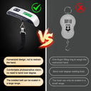 Portable Luggage Scale LCD Display Electronic Travel Balance