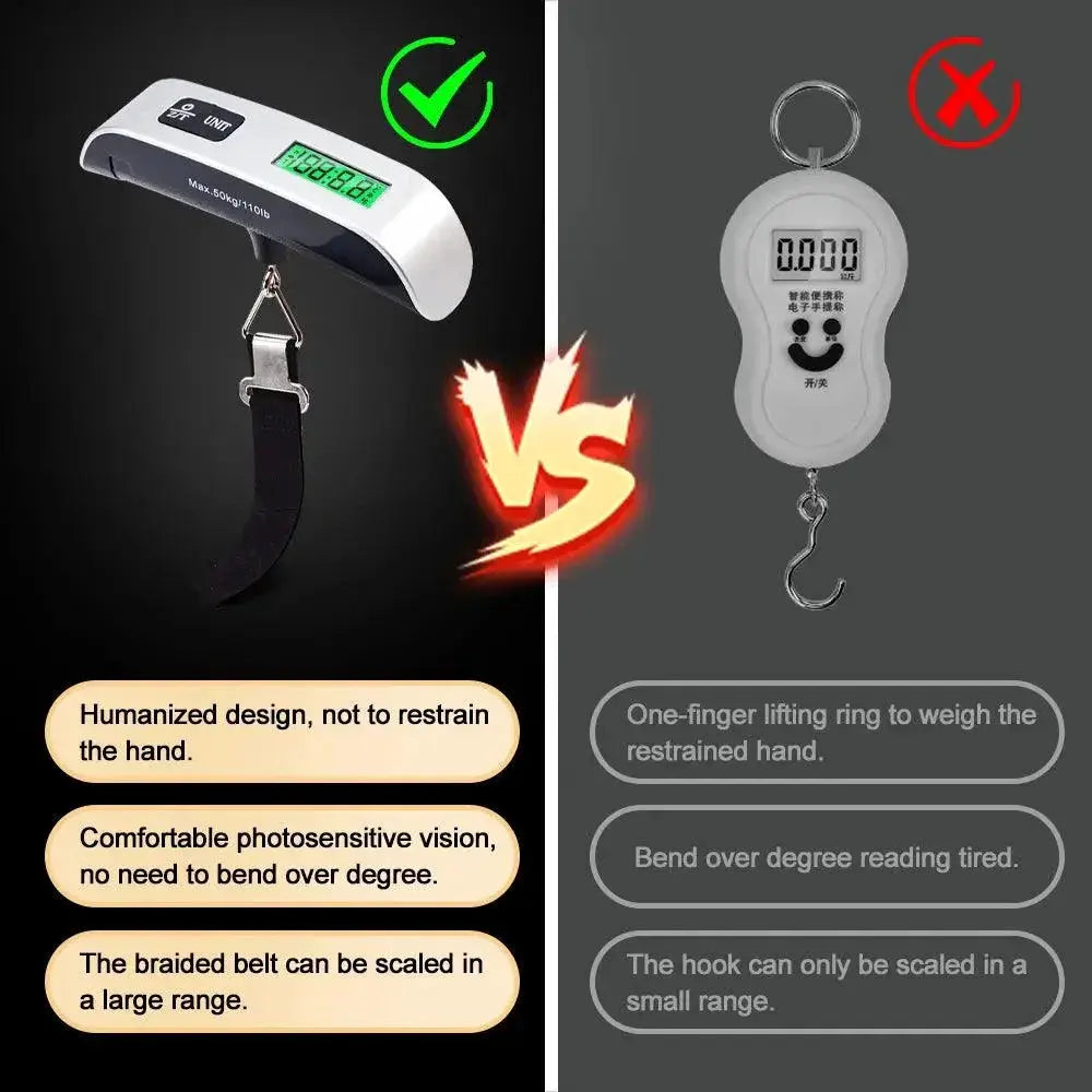 Portable Luggage Scale With LCD Display Travel Balance
