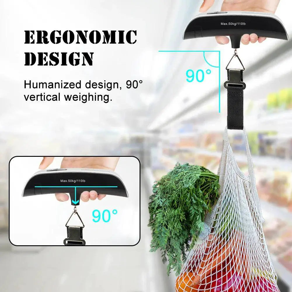 Portable Luggage Scale With LCD Display Travel Balance