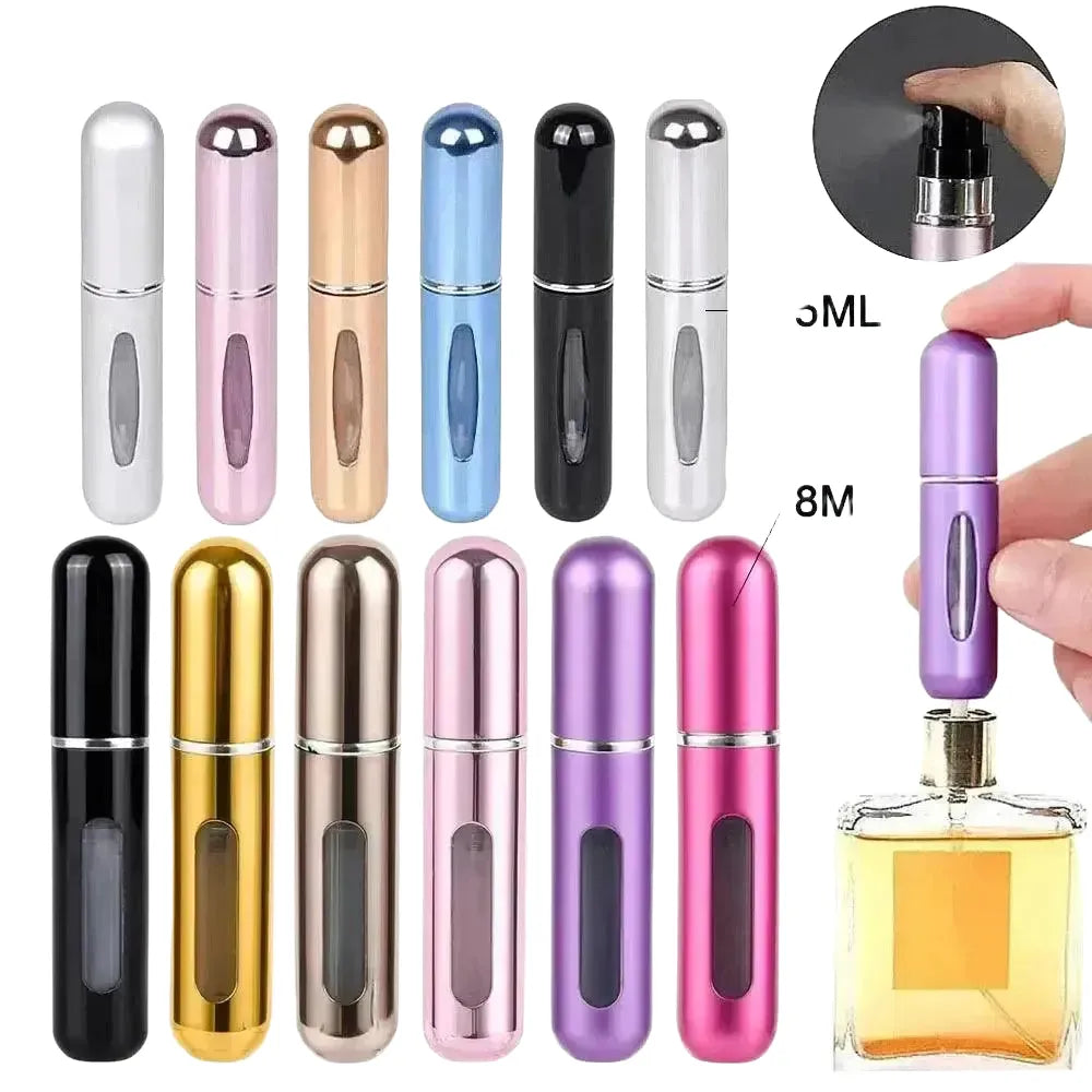 Portable Fragrance Atomizer for Travel — 8ML-Bright Pink