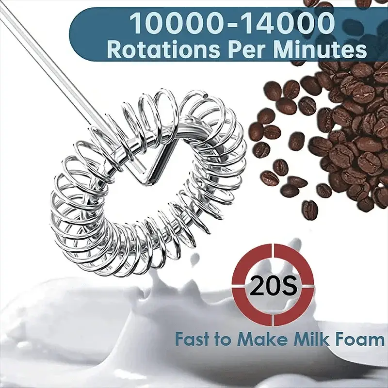 Portable Milk Frother Blender Wireless Coffee Mixer Tool