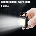 Portable Mini LED USB Rechargeable Keychain Flashlight