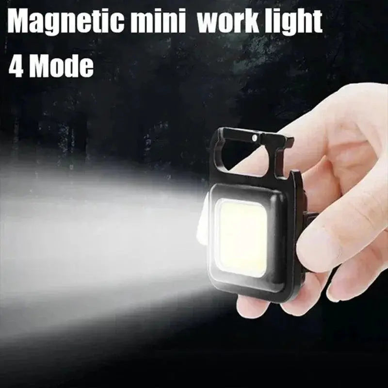 Portable Mini LED USB Rechargeable Keychain Flashlight