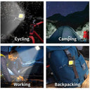 Portable Mini LED USB Rechargeable Keychain Flashlight