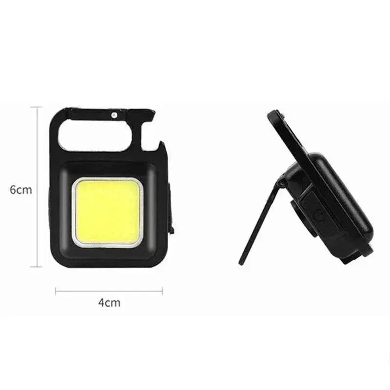 Portable Mini LED USB Rechargeable Keychain Flashlight