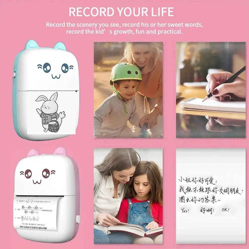 Portable Mini Wireless Thermal Printer For Photos On The Go