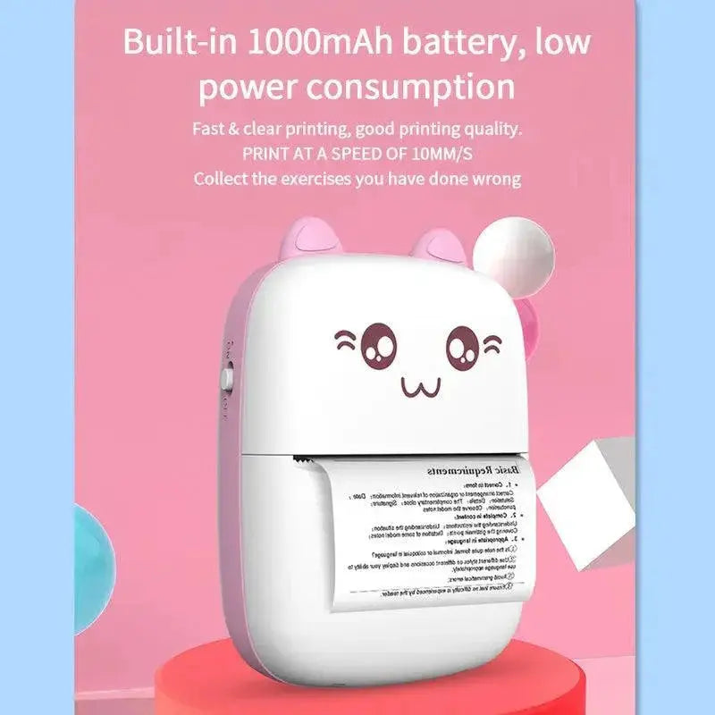Portable Mini Wireless Thermal Printer For Photos On The Go
