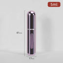 Portable Multi Color Aluminum Perfume Atomizer Bottle 5ml