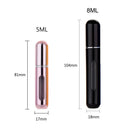 Portable Multi Color Aluminum Perfume Atomizer Bottle 5ml