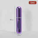 Portable Multi Color Aluminum Perfume Atomizer Bottle 5ml
