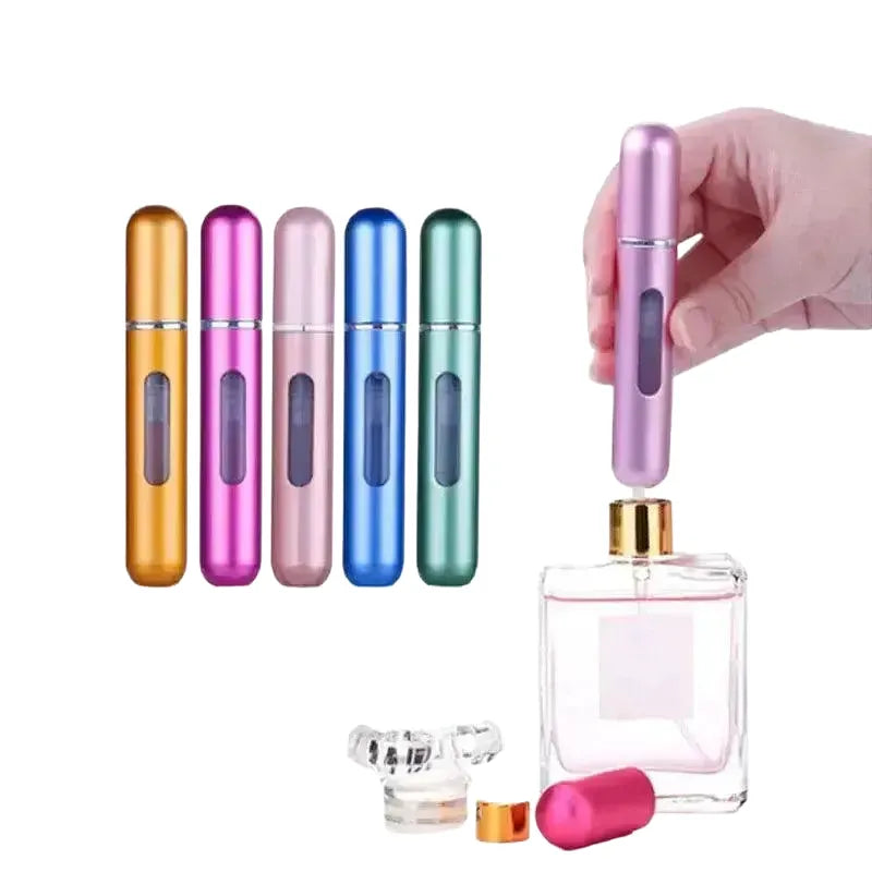 Refillable Travel Perfume Atomizer — 5ml Bright Pink
