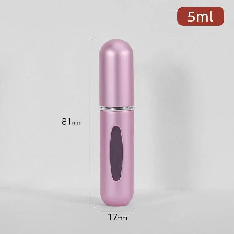 Refillable Travel Perfume Atomizer — 5ml Silver