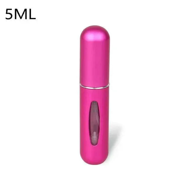 Leakproof Perfume Atomizer for Travel — 8ML-Bright Silver