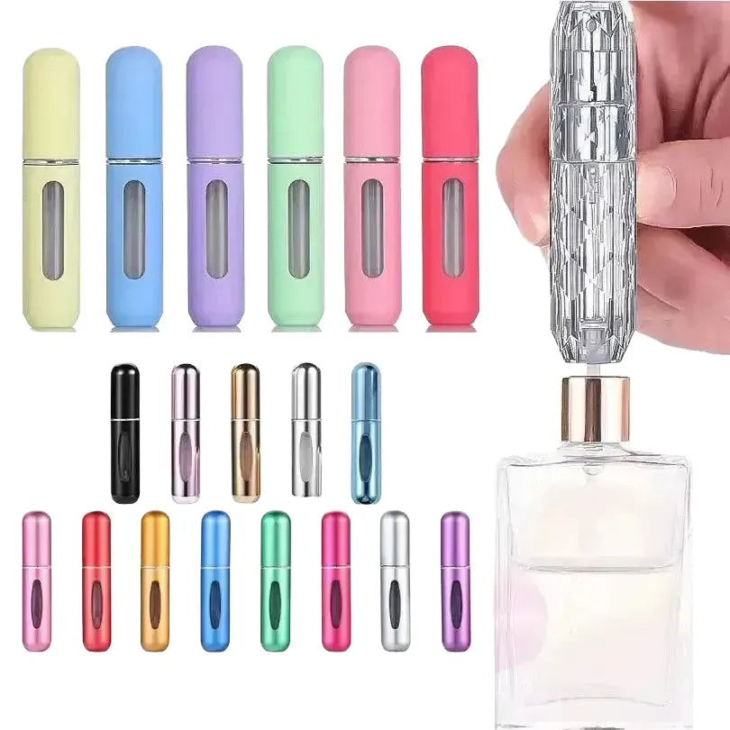 Portable Perfume Atomizer With Crystal Bottom Bottle — product view 1