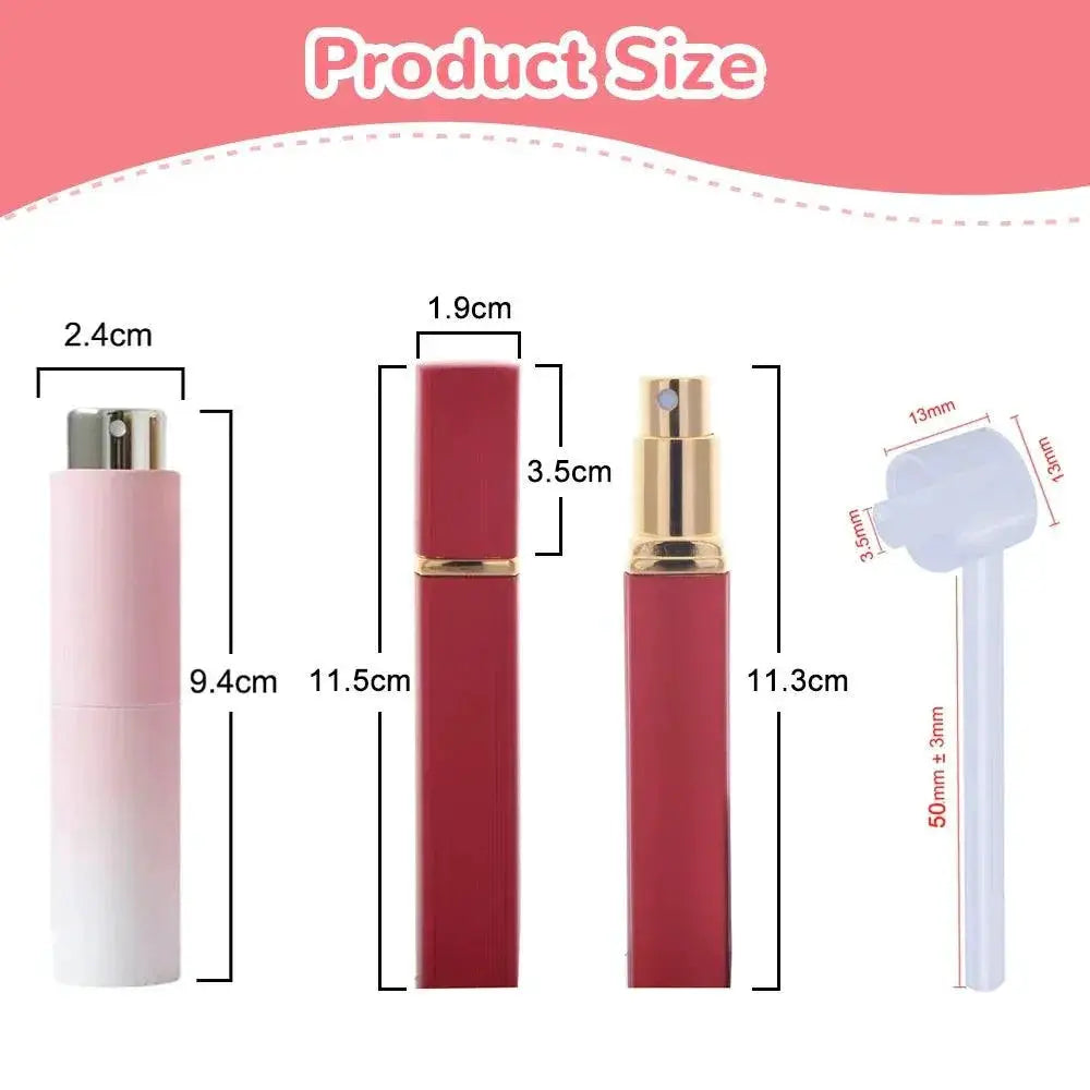Portable Perfume Refill Set Effortless Fragrance Transfer
