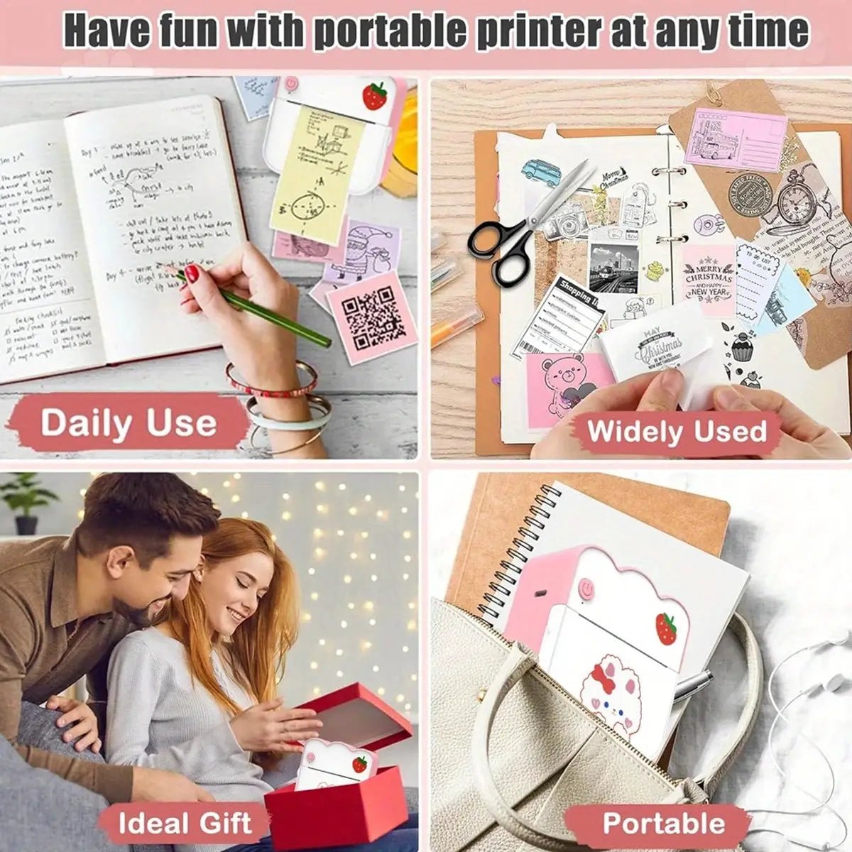 Portable Photo Printer For Home Use