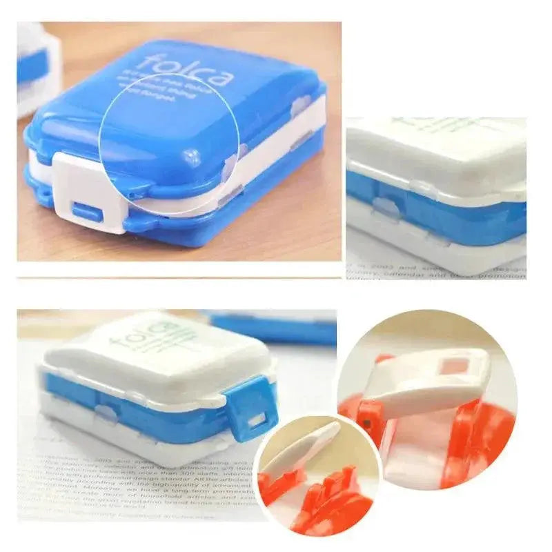 Portable Pill Organizer For Travel And Medication Storage