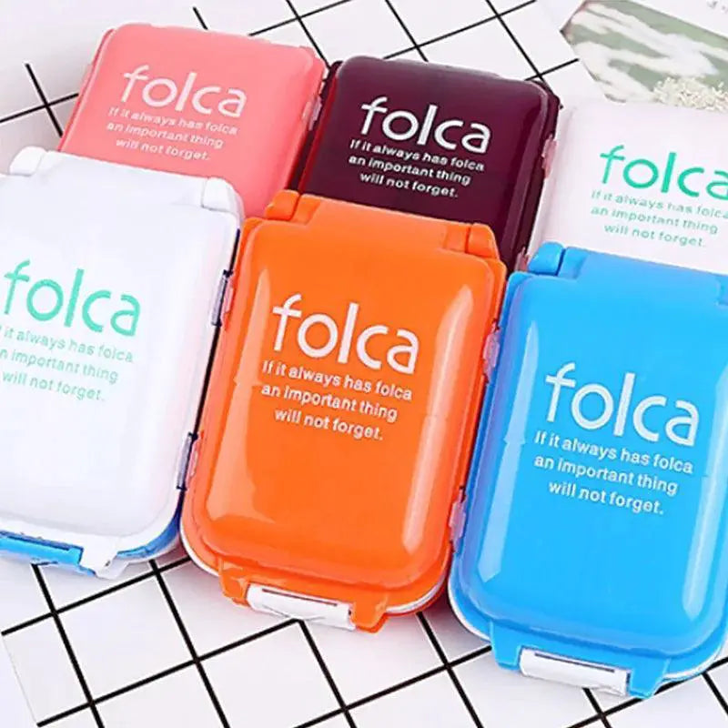 Portable Pill Organizer For Travel And Medication Storage