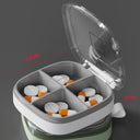 Portable Pill Organizer Box for Travel and Medication Storage