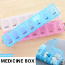 Portable Pill Organizer Box for Travel and Medication Storage