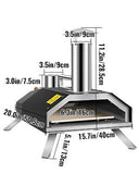 VEVOR Portable Pizza Oven Good Insulation Effect Outdoors