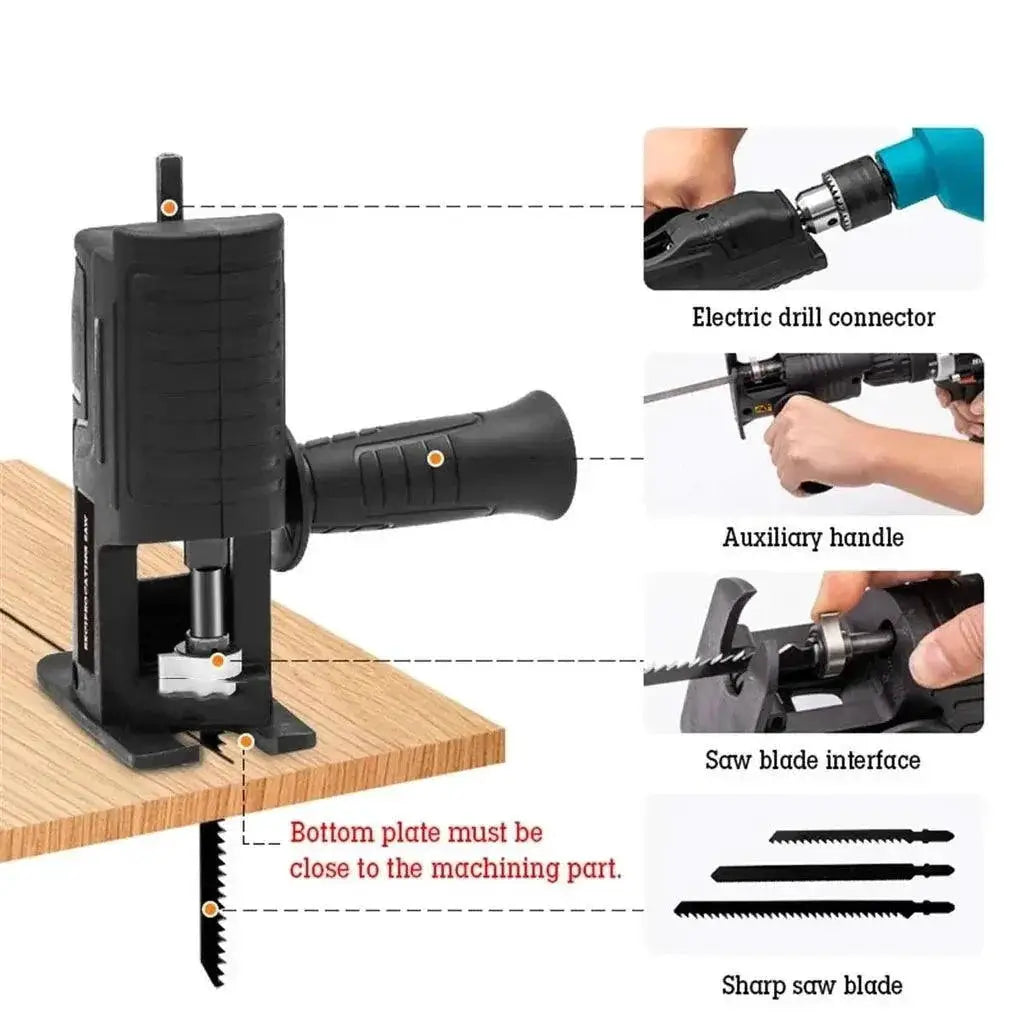 Portable Reciprocating Saw Adapter For Electric Drill Tool