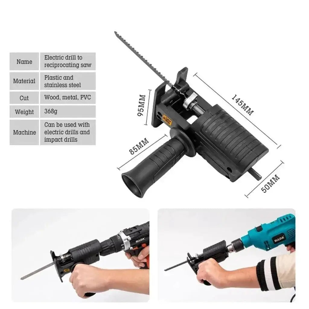 Portable Reciprocating Saw Adapter For Electric Drill Tool
