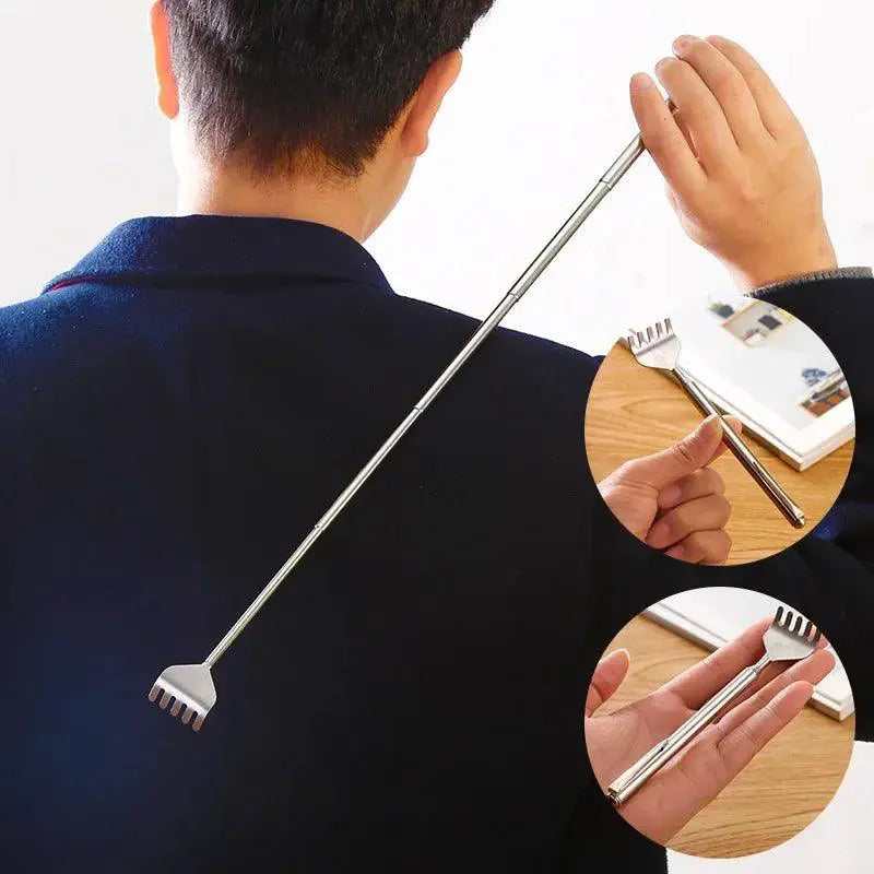 Portable Retractable Back Scratcher Massager Kit For Relief