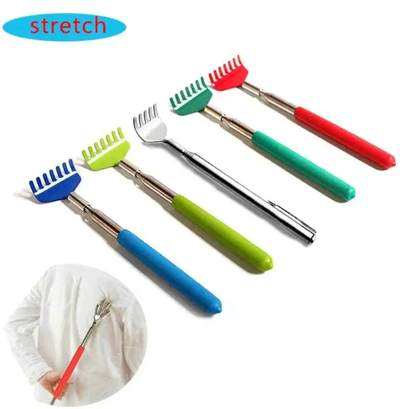 Portable Retractable Back Scratcher Massager Kit For Relief