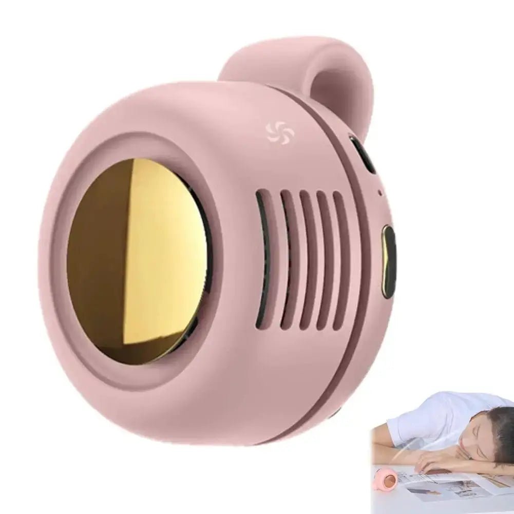 Portable Silent Bladeless Mini Clip On Fan USB Powered 3 Speed Outdoor