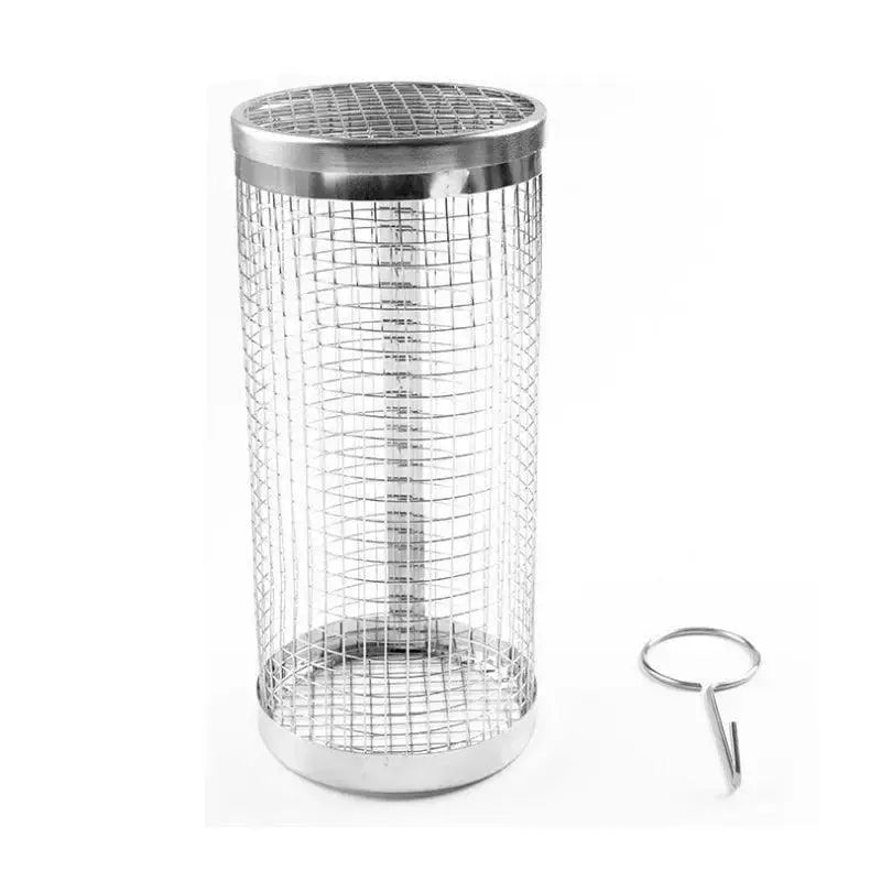Portable Stainless Steel Barbecue Grill Basket For Camping