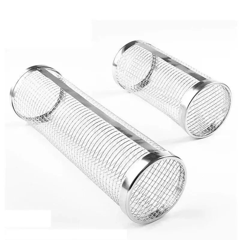Portable Stainless Steel Barbecue Grill Basket For Camping