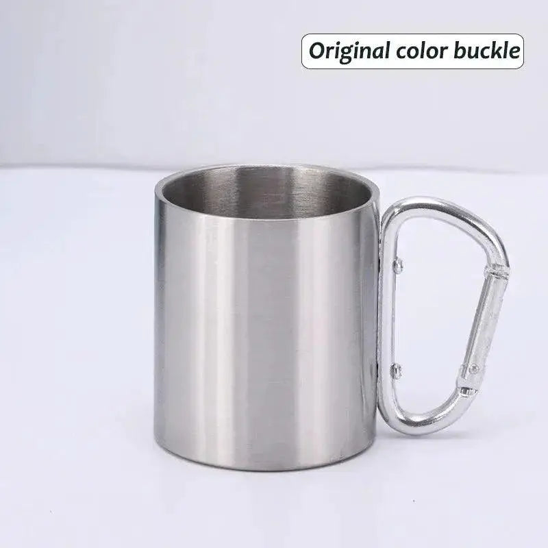 Insulated Camping Mug with Carabiner — product view