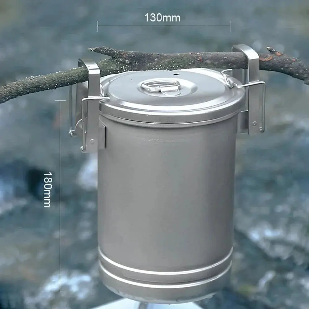 Portable Stainless Steel Camping Rice Cooker For Outdoor Use