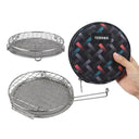 Portable Stainless Steel Mini BBQ Grill Rack for Camping
