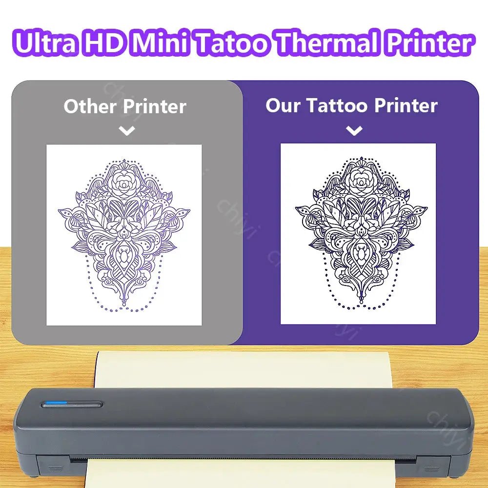 Portable Tattoo Stencil Printer for Pros