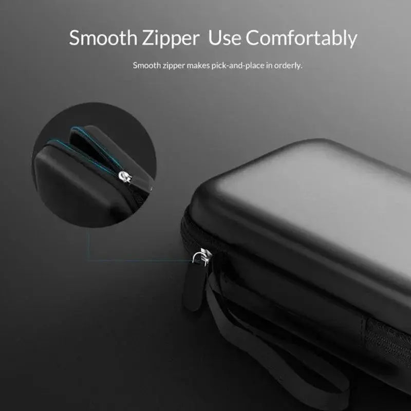 Portable USB Cable Organizer With Lanyard Waterproof Bag