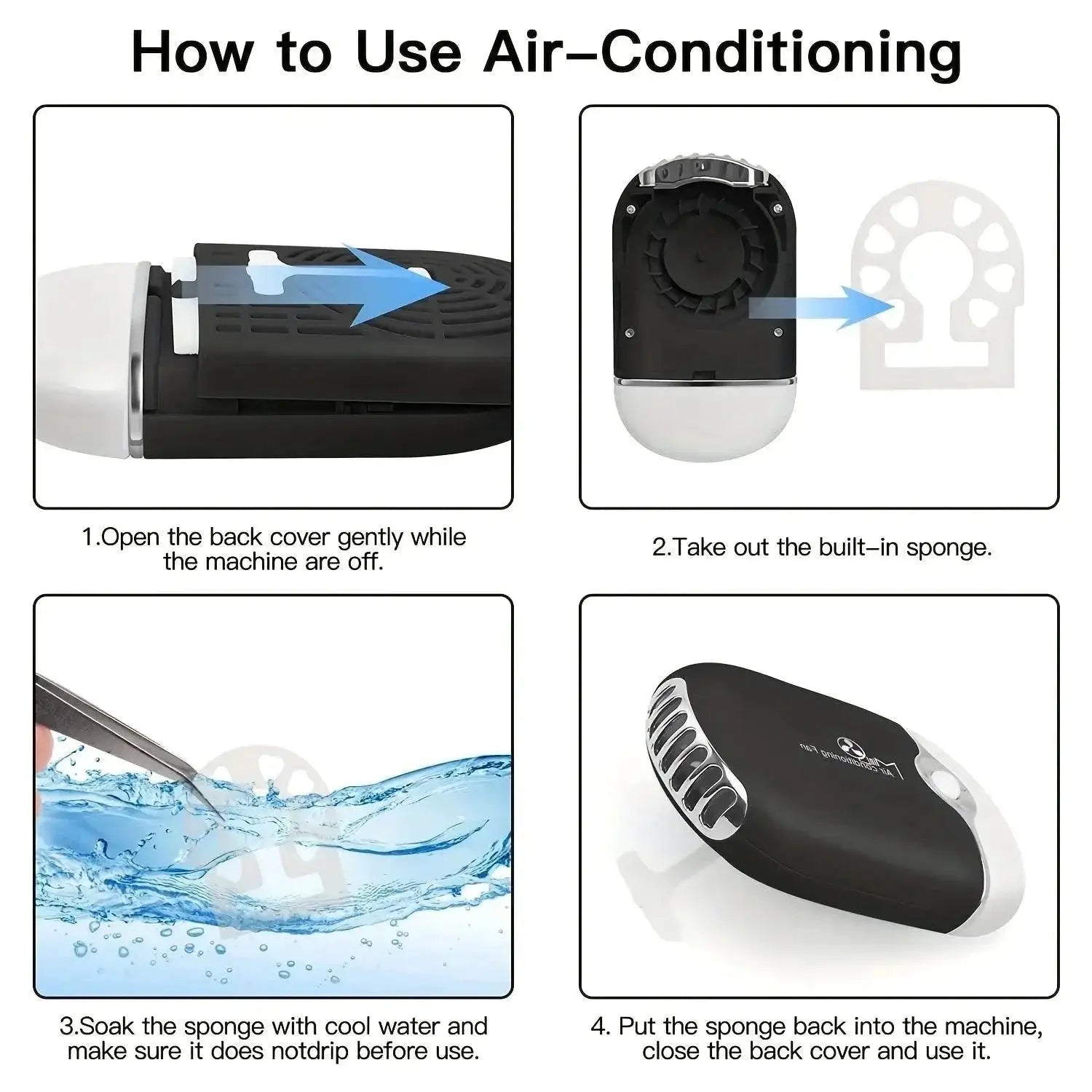 Portable USB Eyelash Extension Fan Dryer Adjustable Airflow