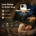 Portable USB Hanging Ceiling Fan Ideal for Dorm Rooms and Outdoor Adventures