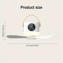 Portable USB Hanging Ceiling Fan Ideal for Dorm Rooms and Outdoor Adventures