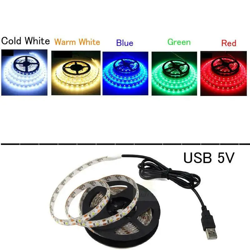 Portable USB LED Desk Lamp 5V Table Night Light For Home