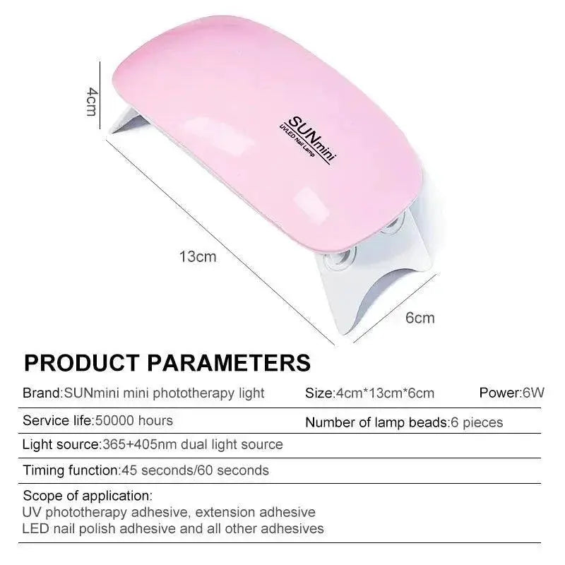 Portable UV Nail Dryer With LED Lights For Home Use