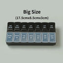 Portable Weekly Pill Organizer Case for Efficient Storage