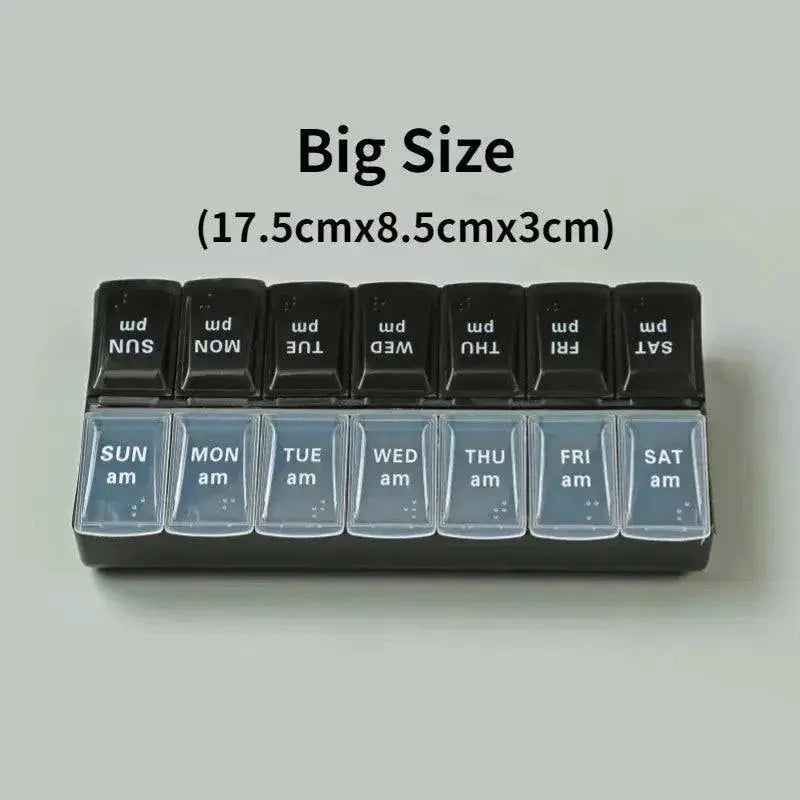 Portable Weekly Pill Organizer Case For Efficient Storage — product view 11