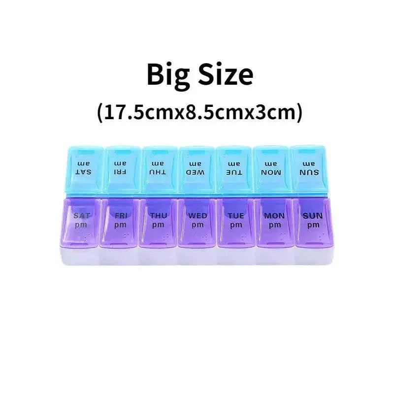 Portable Weekly Pill Organizer Case For Efficient Storage — product view 17