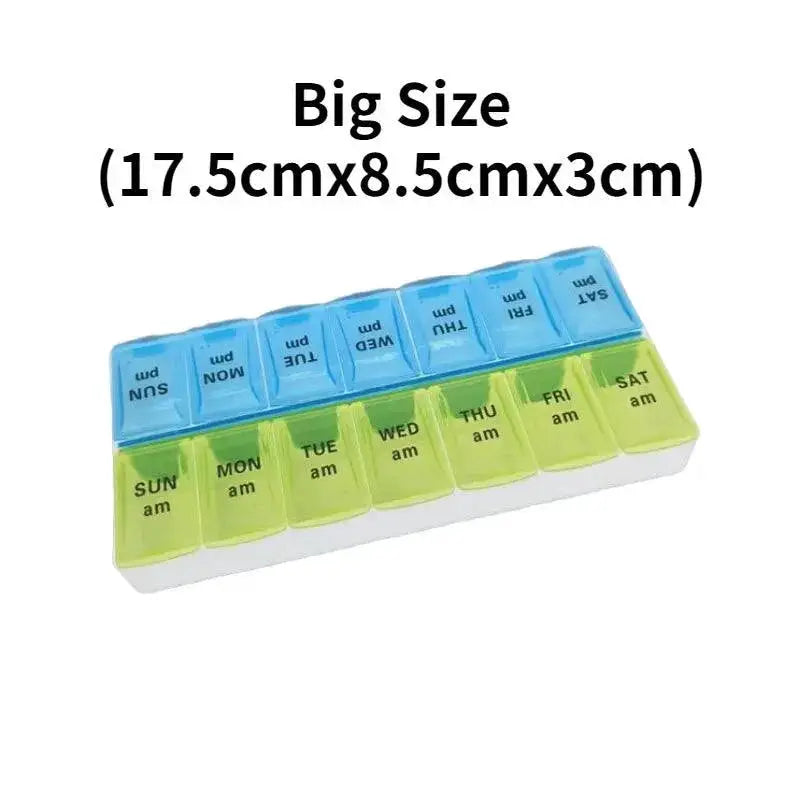 Portable Weekly Pill Organizer Case For Efficient Storage
