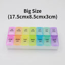 Portable Weekly Pill Organizer Case for Efficient Storage