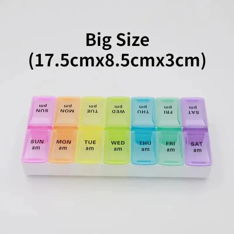 Portable Weekly Pill Organizer Case For Efficient Storage — product view 16