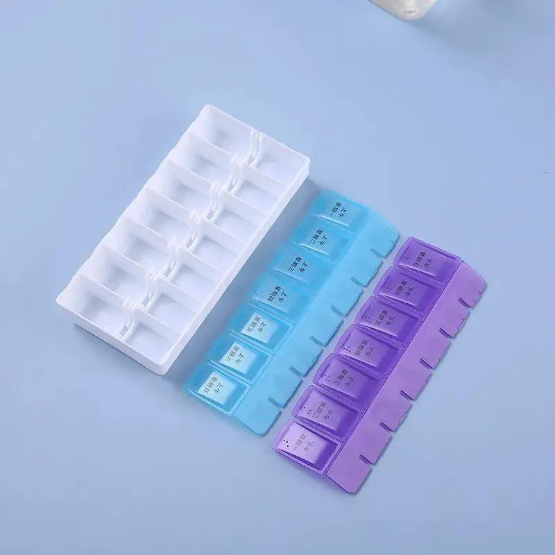 Portable Weekly Pill Organizer Case For Efficient Storage